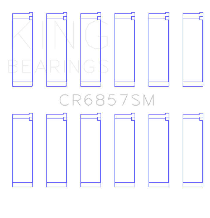 King Engine Bearings Chrysler Pentastar 3.6L ERB V6 (Size +.50mm) Connecting Rod Bearing Set