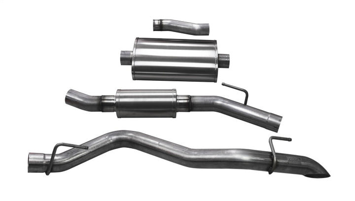 Corsa 2020-2025 Jeep Gladiator JT 3.0in Cat-Back Touring Single Side Exit w/ Turn Down Tip