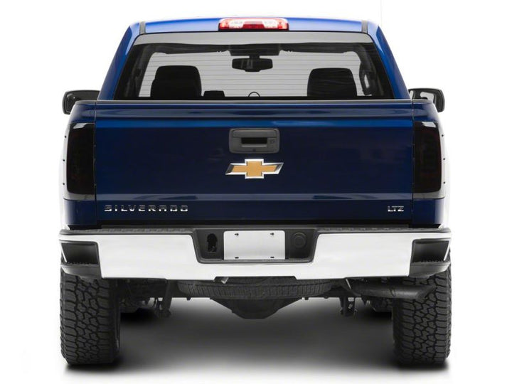 Raxiom 14-18 Chevrolet Silverado 1500 Axial Series LED Tail Lights- Black Housing (Smoked Lens)