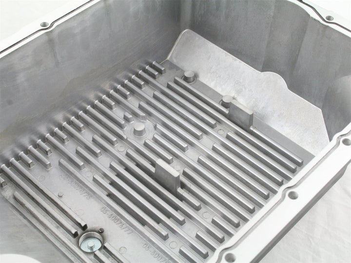 aFe Transmission Pan (Black); Ford Diesel Trucks 03-10 V8-6.0/6.4L (td)