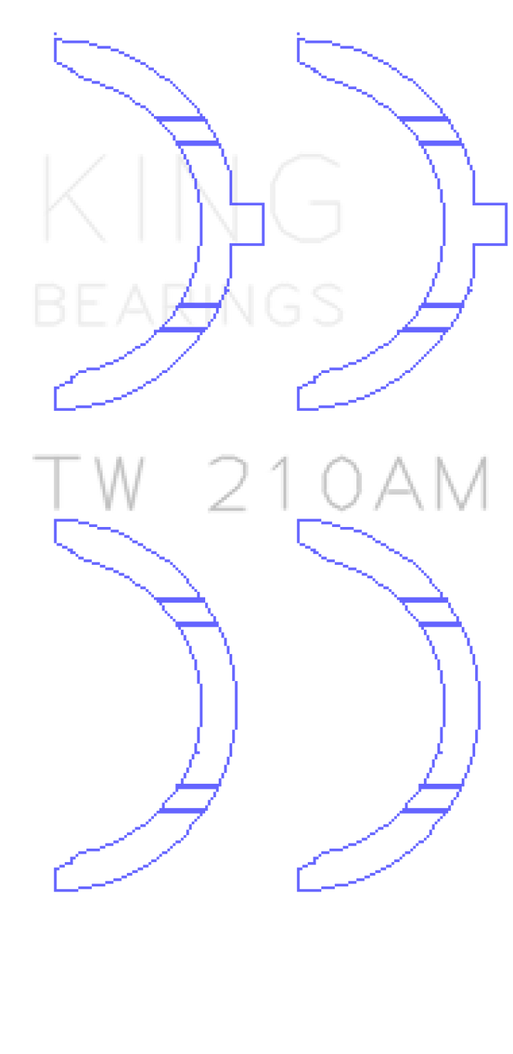 King Engine Bearings Toyota 5R/2M/4M/5ME/5MGE/7MGE/7MGTE Thrust Washer Set