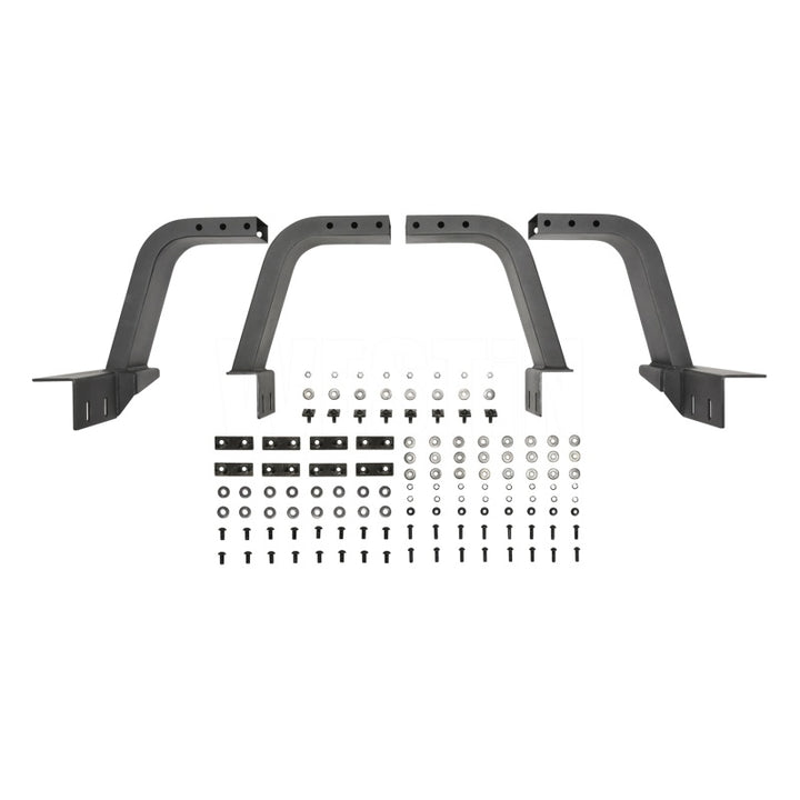 Westin 20-25 Jeep Gladiator Overland Cargo Rack Base - Textured Black