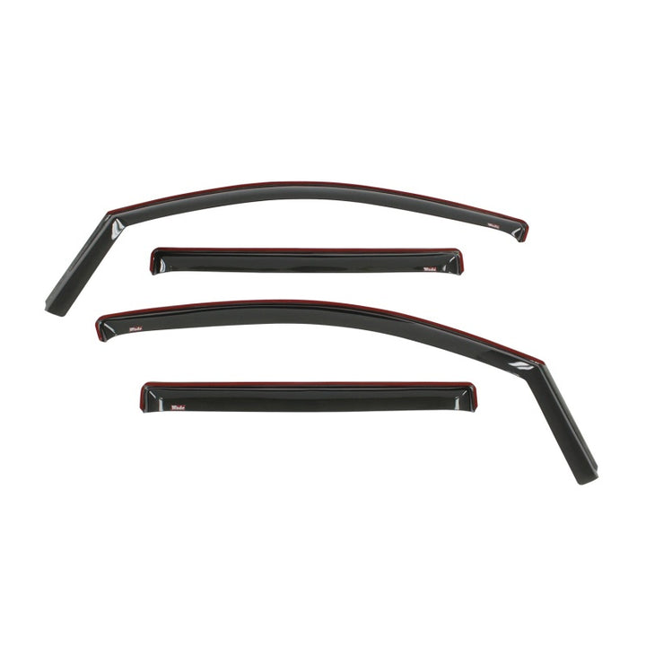 Westin 2016-2018 Nissan Titan XD/Titan In-Channel Wind Deflector 4pc - Smoke