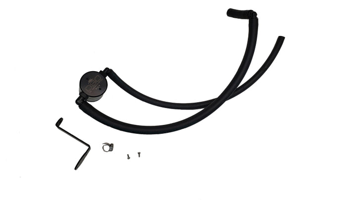 J&amp;L 22-25 Hyundai Elantra N 2.0L Oil Separator 3.0 Passenger Side - Black Anodized