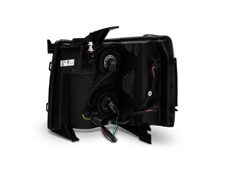 Raxiom 07-13 Chevrolet Silverado 1500 Euro Headlights- Black Housing (Clear Lens)
