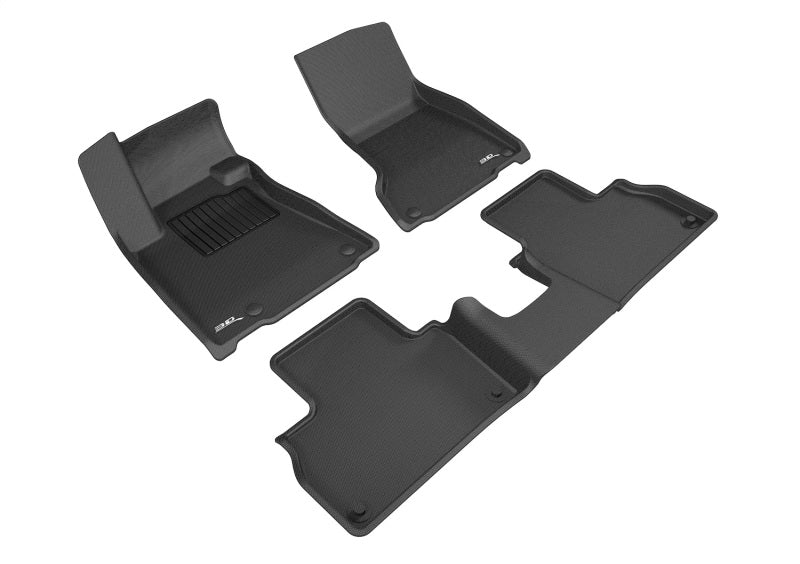 3D MAXpider 17-18 Maserati Levante Kagu Floor Mat- Black R1 R2