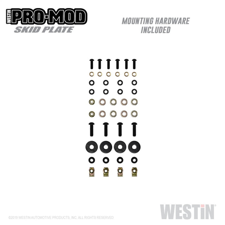 Westin 14-21 Toyota Tundra Pro-Mod Skid Plate - Textured Black