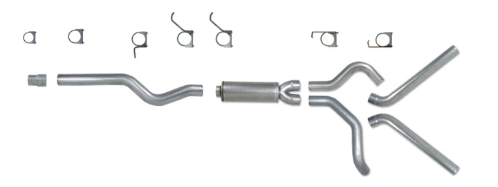 Diamond Eye KIT 4in Catback DUAL SS: 2006-2007.5 CHEVY/GMC 6.6L 2500/3500