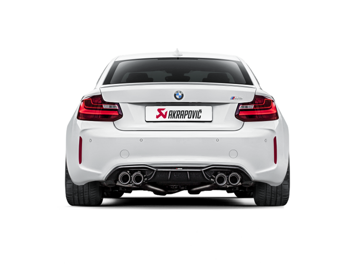 Akrapovic 16-17 BMW M2 F87 (Excl M2 Competition) Evolution Line Cat Back (Titanium) w/Carbon Tips