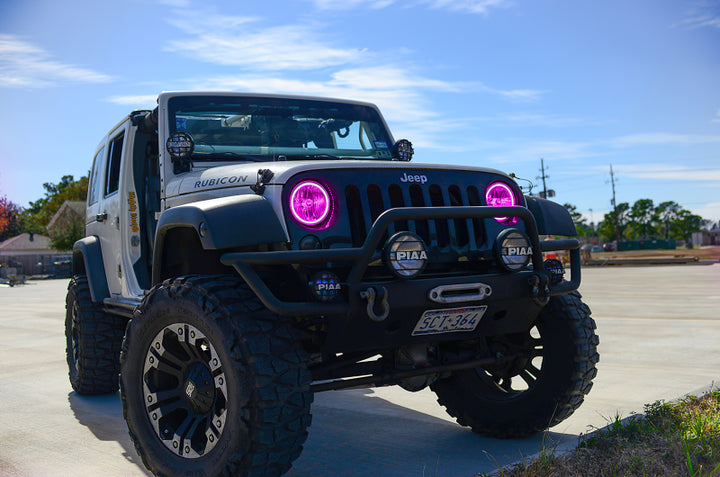 Oracle 07-16 Jeep Wrangler JK SMD HL - ColorSHIFT w/ BC1 Controller