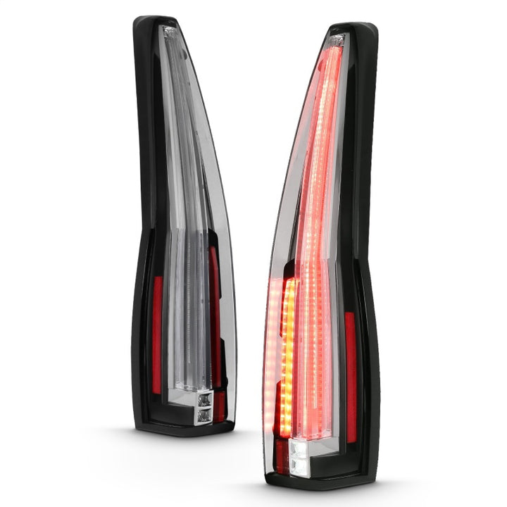 ANZO 2007-2014 Chevrolet Tahoe Led Taillights Red/Clear