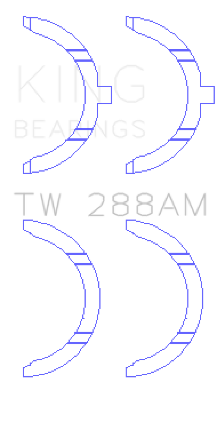 King Engine Bearings Toyota 2UZ Thrust Washer Set