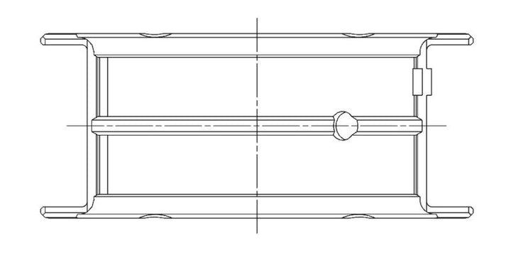 ACL Nissan L20/L24/L28 1998cc/2393cc/2753cc STD Size High Perf Main Bearing Set w/.001 Oil Clearance