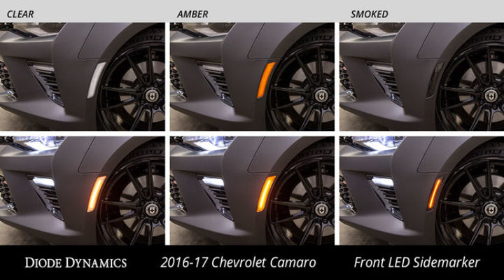 Diode Dynamics 16-21 Chevrolet Camaro LED Sidemarkers Clear (set)