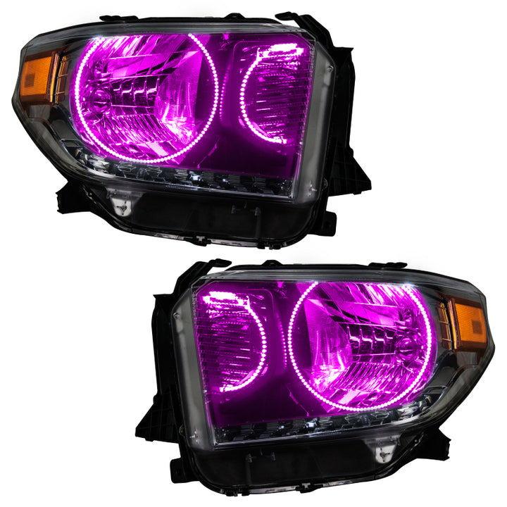 Oracle 14-17 Toyota Tundra SMD HL - Dual Halo Kit - ColorSHIFT w/ BC1 Controller