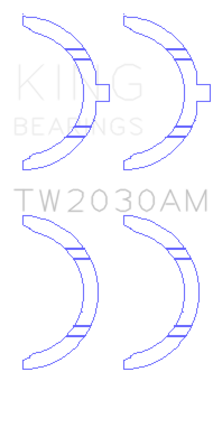 King Engine Bearings Toyota 1GR-FE Thrust Washer Set