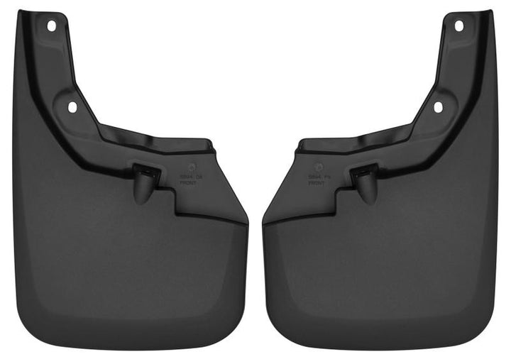 Husky Liners 16-22 Toyota Tacoma w/ OE Fender Flares Custom Molded Front Mud Guards - Black