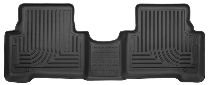 Husky Liners 13-15 Hyundai Sante Fe GLS/Limited WeatherBeater 2nd Seat Black Floor Liners