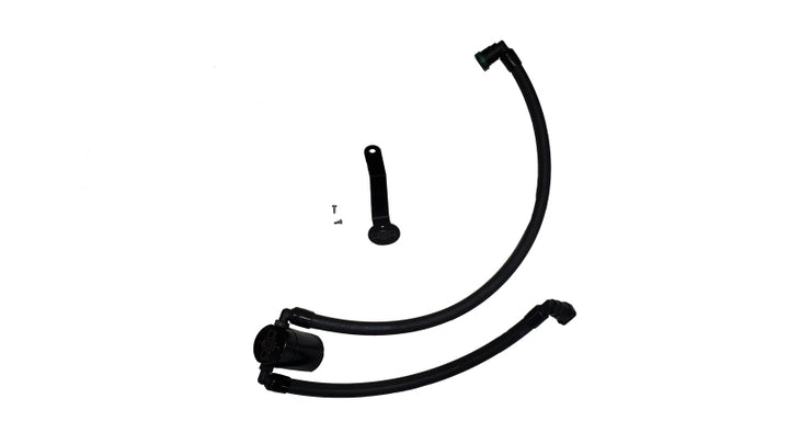 J&amp;L 2024-2025 Ford Mustang 5.0L Oil Separator 3.0 PCV Side - Black Anodized