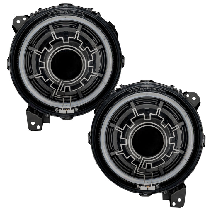 Oracle Lighting 18-22 Jeep Wrangler JL Oculus Bi-LED Projector Headlights