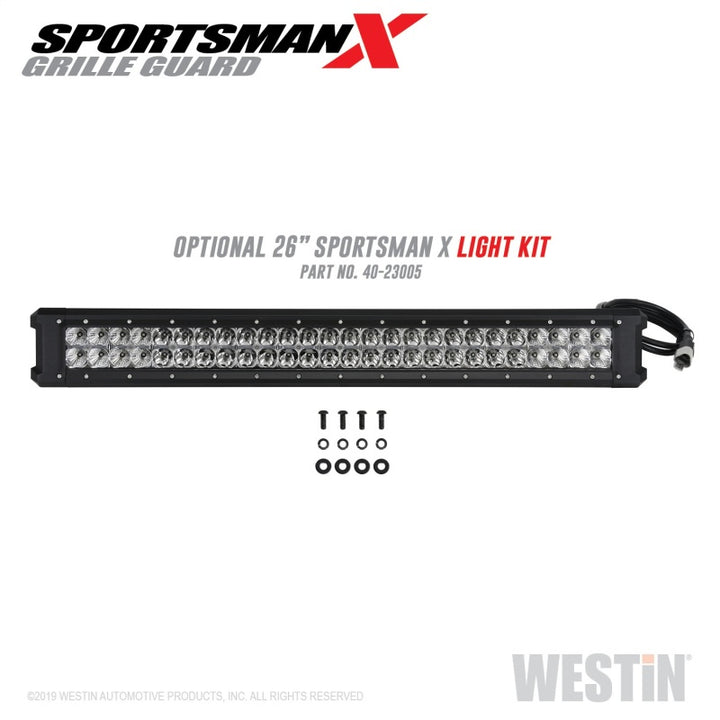 Westin 16-18 Chevy Silverado 1500 Sportsman X Grille Guard - Textured Black