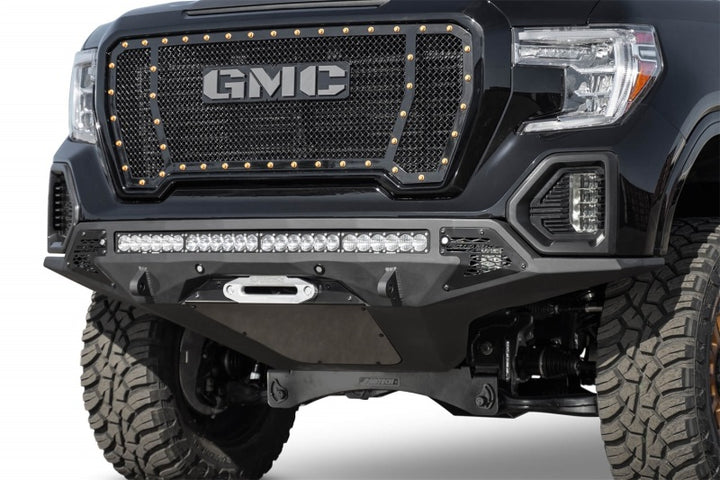 Addictive Desert Designs 2019 GMC Sierra 1500 SF Front Bumper w/ Winch Mount & Sensor Cutout