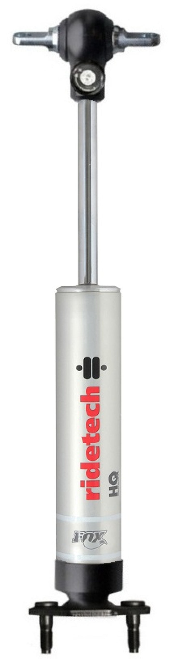 Ridetech HQ Series Shock Absorber Single Adjustable 4.75in Stroke Wide Stud Plate/T-bar Mounting
