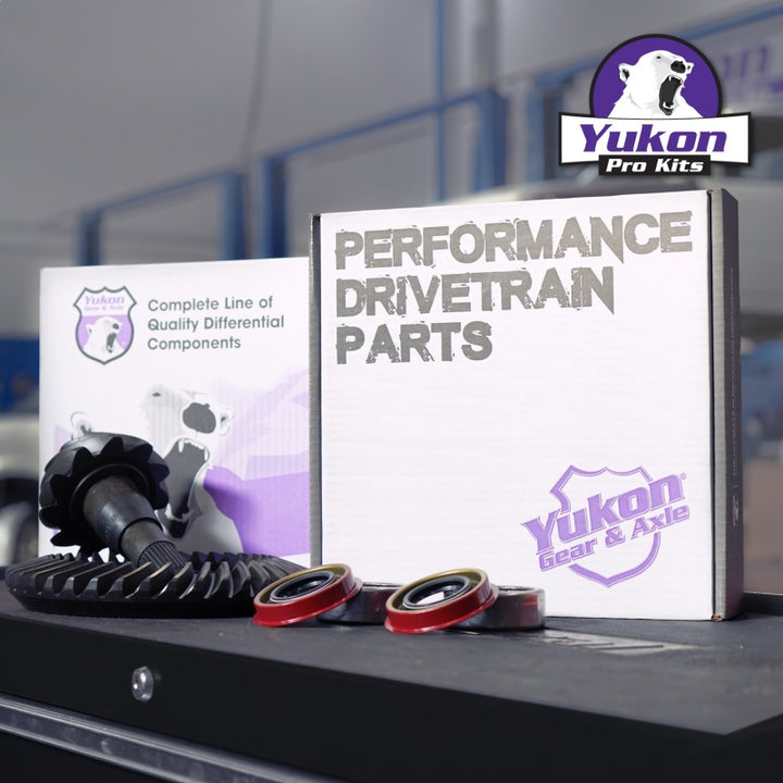 Yukon Gear 9.25in CHY 3.55 Rear Ring & Pinion Install Kit 1.705in Axle Bearings and Seal