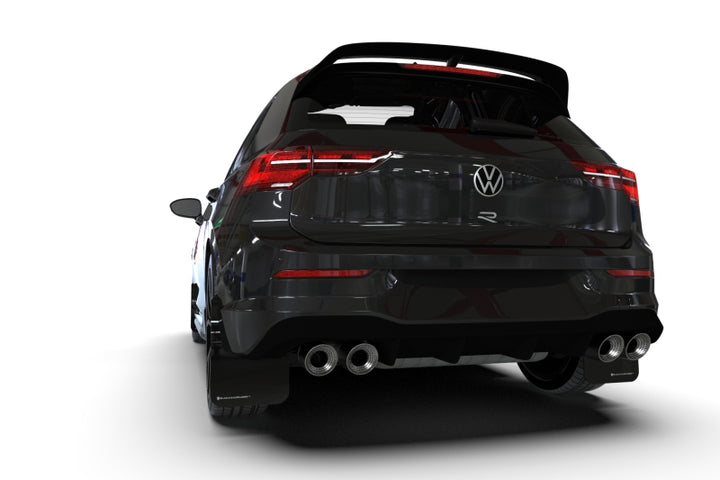Rally Armor 22-25 VW MK8 Golf GTI/R Red UR Mud Flap w/White Logo