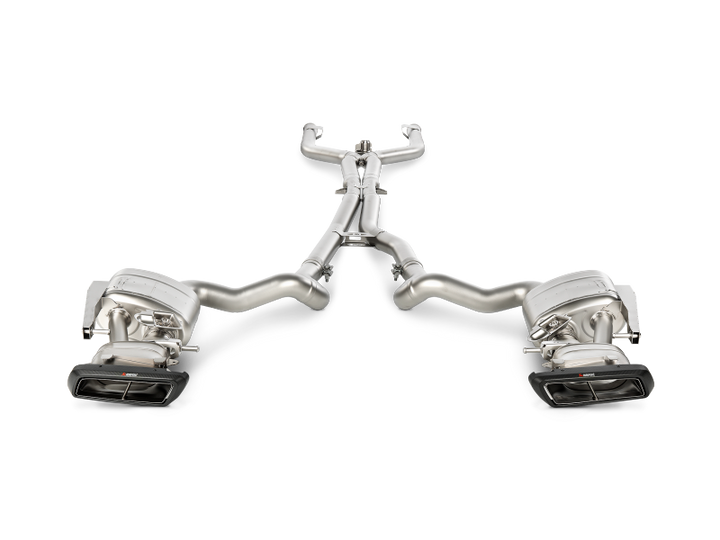 Akrapovic 15-17 AMG C63 Estate Evolution Line Cat Back (Titanium) w/ Carbon Tips (Req. Link Pipe)
