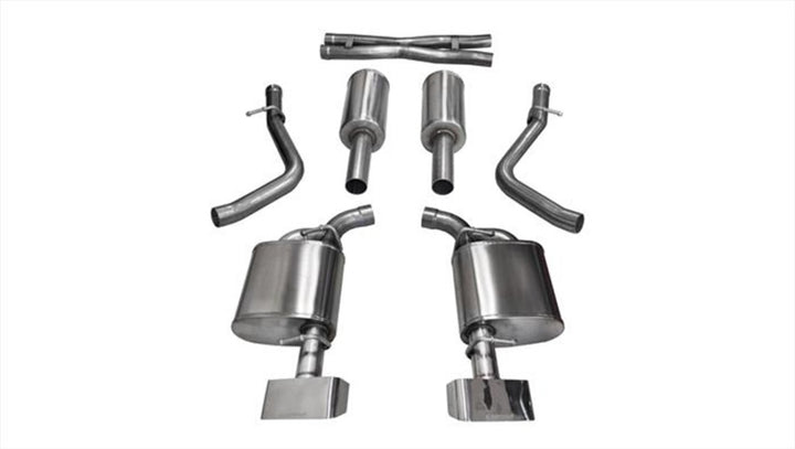 Corsa 2015-2016 Dodge Challenger 5.7L V8  Polished Xtreme Cat-Back