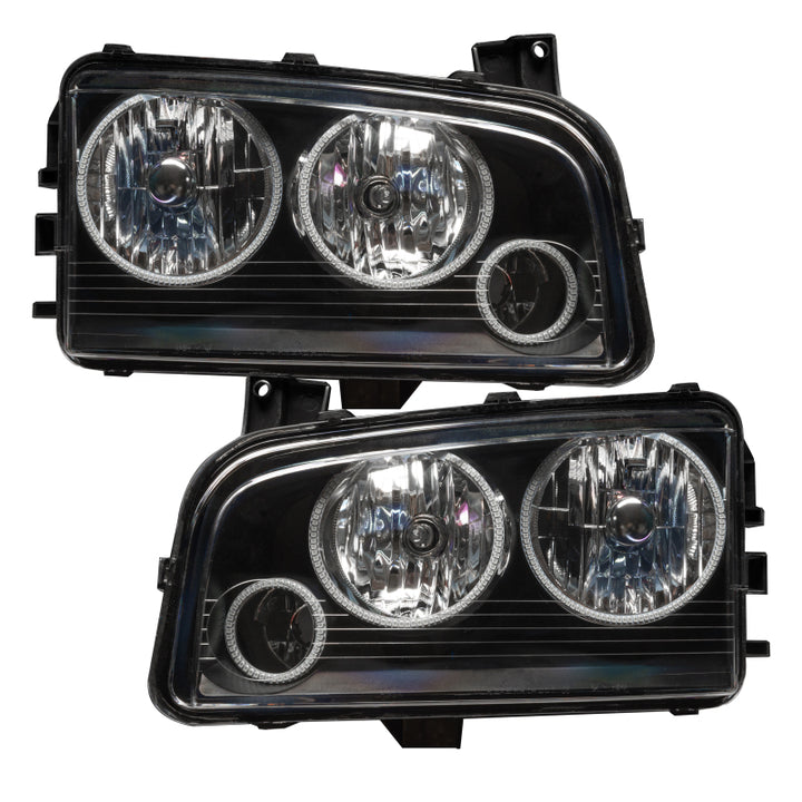 Oracle 05-10 Dodge Charger SMD HL (Non-HID) - Triple Halo - White