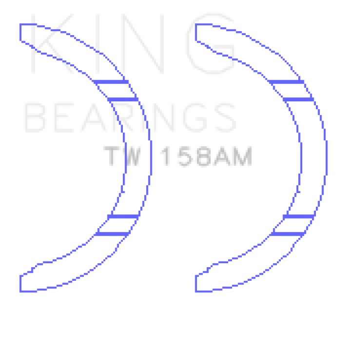 King Engine Bearings Mitsubishi 6G74 Thrust Washer Set