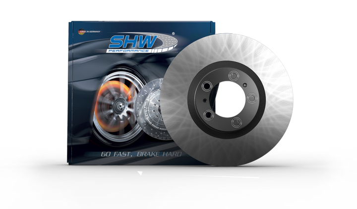 SHW 00-06 Audi TT 1.8L Front Smooth Monobloc Brake Rotor (8N0615301A)