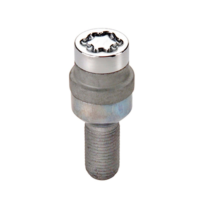 McGard Wheel Lock Bolt Set - 4pk. (Radius Seat) M14X1.5 / 17mm Hex / 28.2mm Shank Length - Chrome