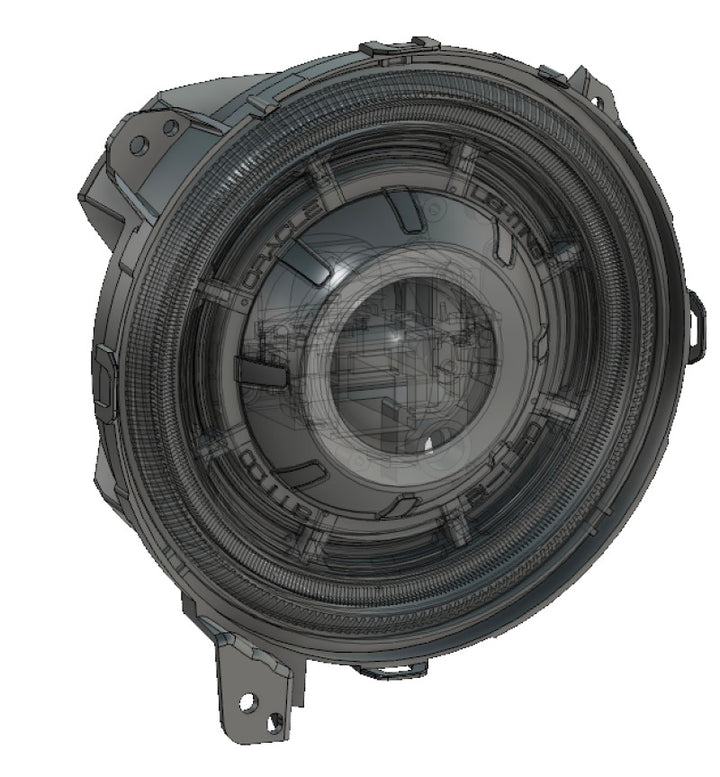 Oracle Jeep JL/Gladiator JT Oculus Bi-LED Projector Headlights - Amber/White Switchback