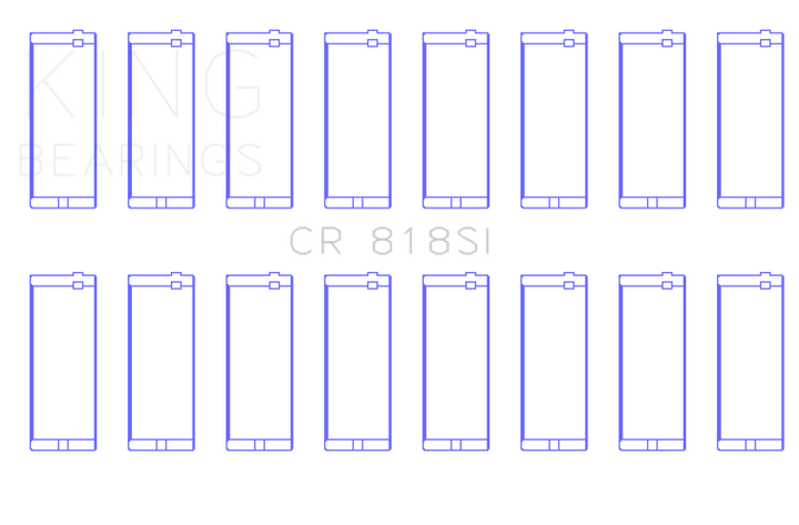 King Engine Bearings AMC / JEEP 290, 304, 360 16V Connecting Rod Bearing Set