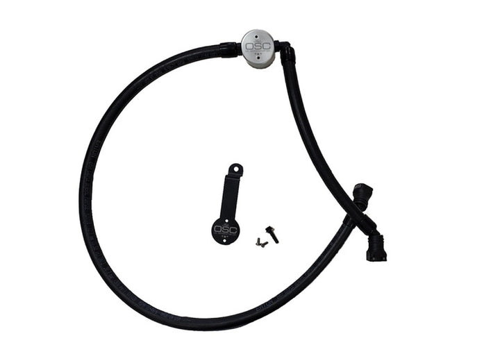 J&amp;L 18-25 Jeep Wrangler JL 3.6L Driver Side Oil Separator 3.0 - Clear Anodized