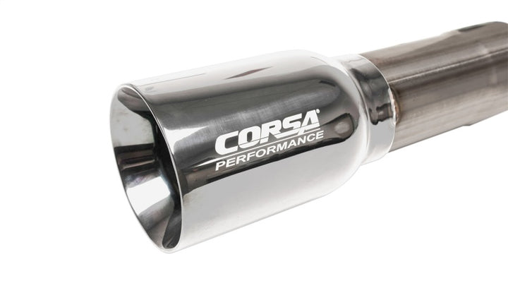 Corsa 2018-2025 Jeep Wrangler JLU 3.6L 2.75in Sport Cat-Back Exhaust w/ American Flag Tips