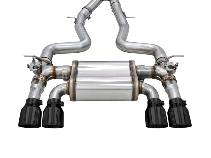 AWE Tuning BMW F8X M3/M4 SwitchPath Cat-Back Exhaust - Diamond Black Tips