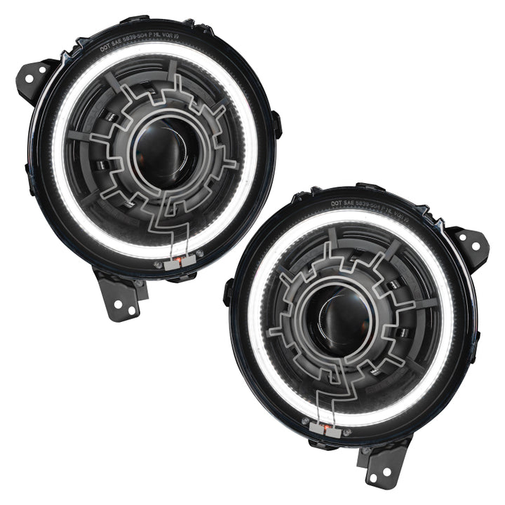 Oracle Lighting 18-22 Jeep Wrangler JL Oculus Bi-LED Projector Headlights
