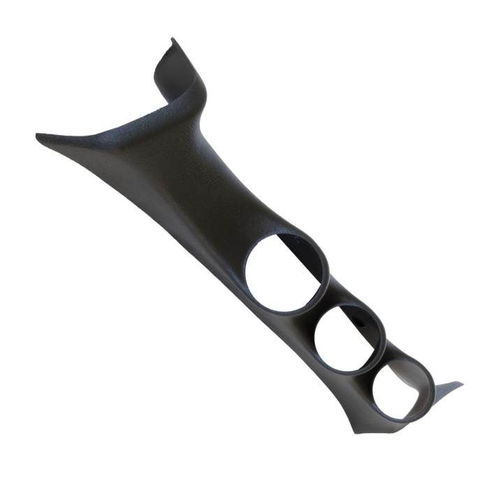 Autometer 08-10 Ford Super Duty 52mm Black Triple Pillar