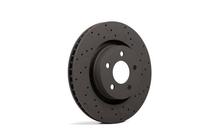 Hawk Talon 2006 BMW 325xi E90 Body Code Drilled and Slotted Rear Brake Rotor Set