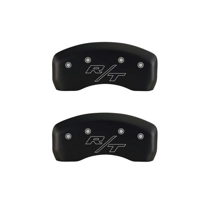 MGP 4 Caliper Covers Engraved Front & Rear Vintage Style/RT Red finish silver ch