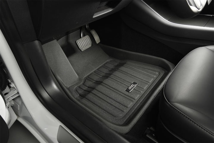 3D MAXpider 22-23 Genesis GV70 Kagu Floor Mat- Black R1 R2