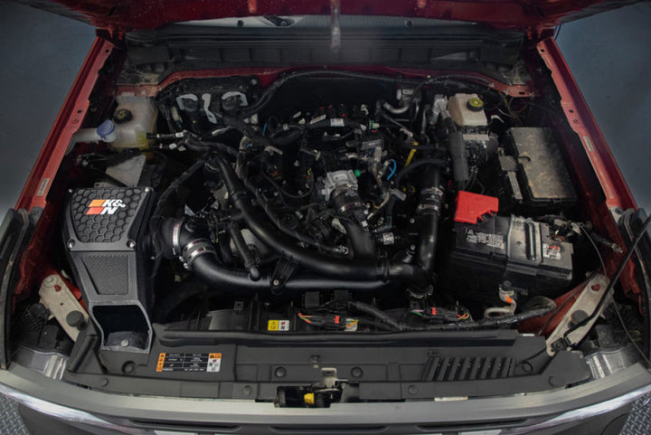 K&N 21-23 Ford Bronco 2.7L V6 F/I DRYFLOW Performance Air Intake System