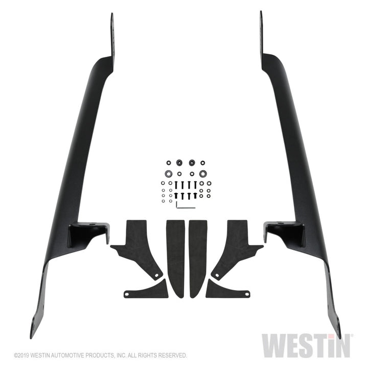 Westin 18-19 Jeep Wrangler Pillar LED Light Mount - Textured Black