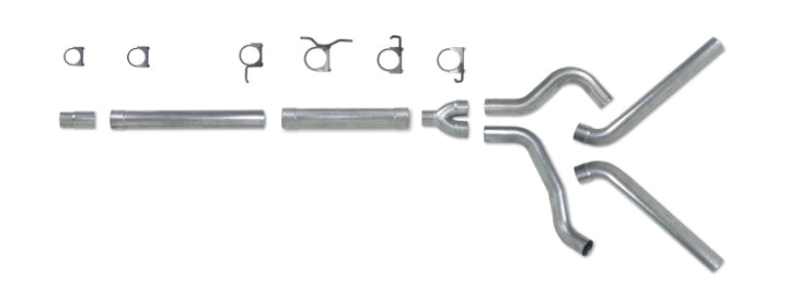 Diamond Eye KIT 4in Catback DUAL SS: 94-97 FORD 7.3L F250/F350 PWRSTROKE