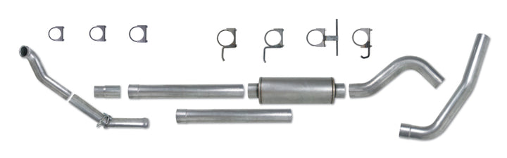Diamond Eye KIT 4in Turbo Back Single AL: 94-97 FORD 7.3L F250/F350 PWRSTROKE NFS W/ CARB EQUIV STDS