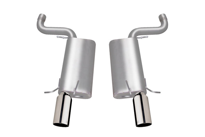Gibson 06-08 Cadillac STS V 4.4L 2.5in Axle-Back Dual Exhaust - Stainless
